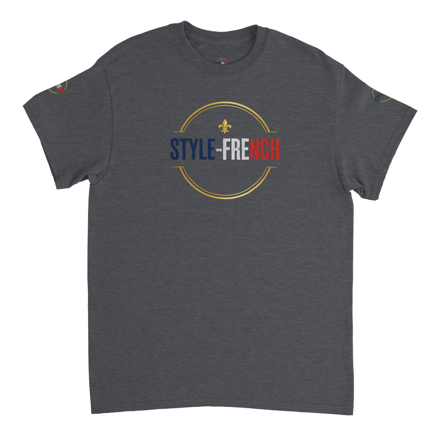 T-shirt Homme Œil de la République - Coton Épais à Coupe Classique