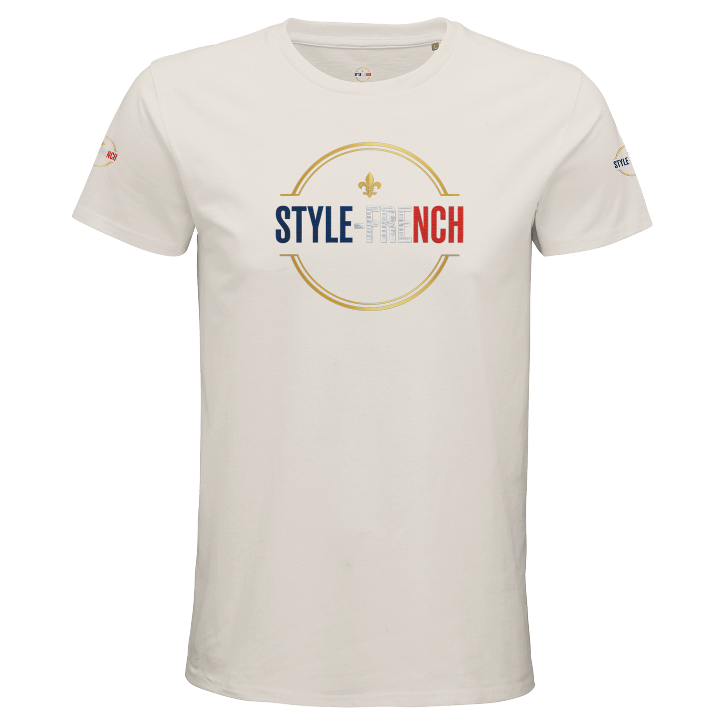 T-Shirt Homme de France – Coton Bio Premium à Col Rond