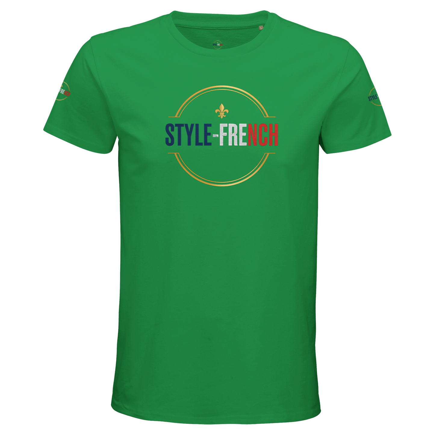 T-Shirt Homme de France – Coton Bio Premium à Col Rond