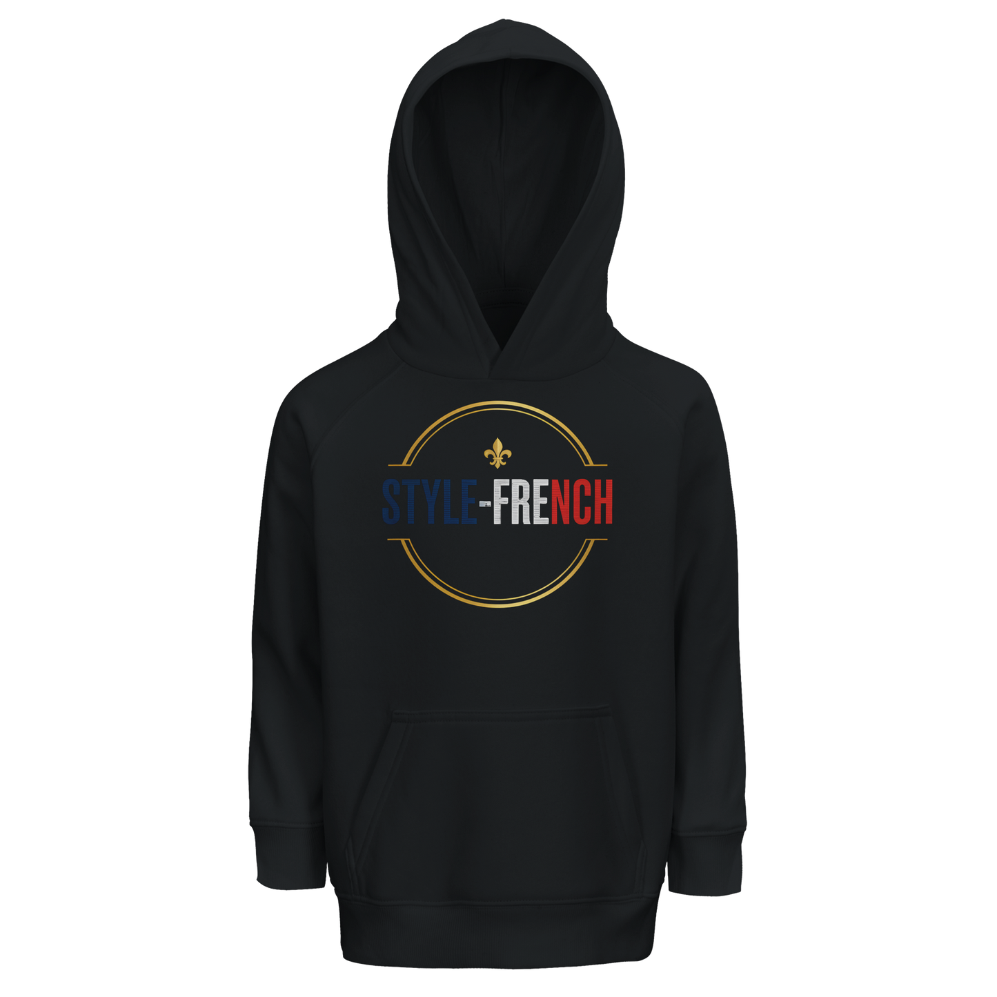 Sweat à capuche fille- Collection France "Ma France je t'aime" - Coton Bio