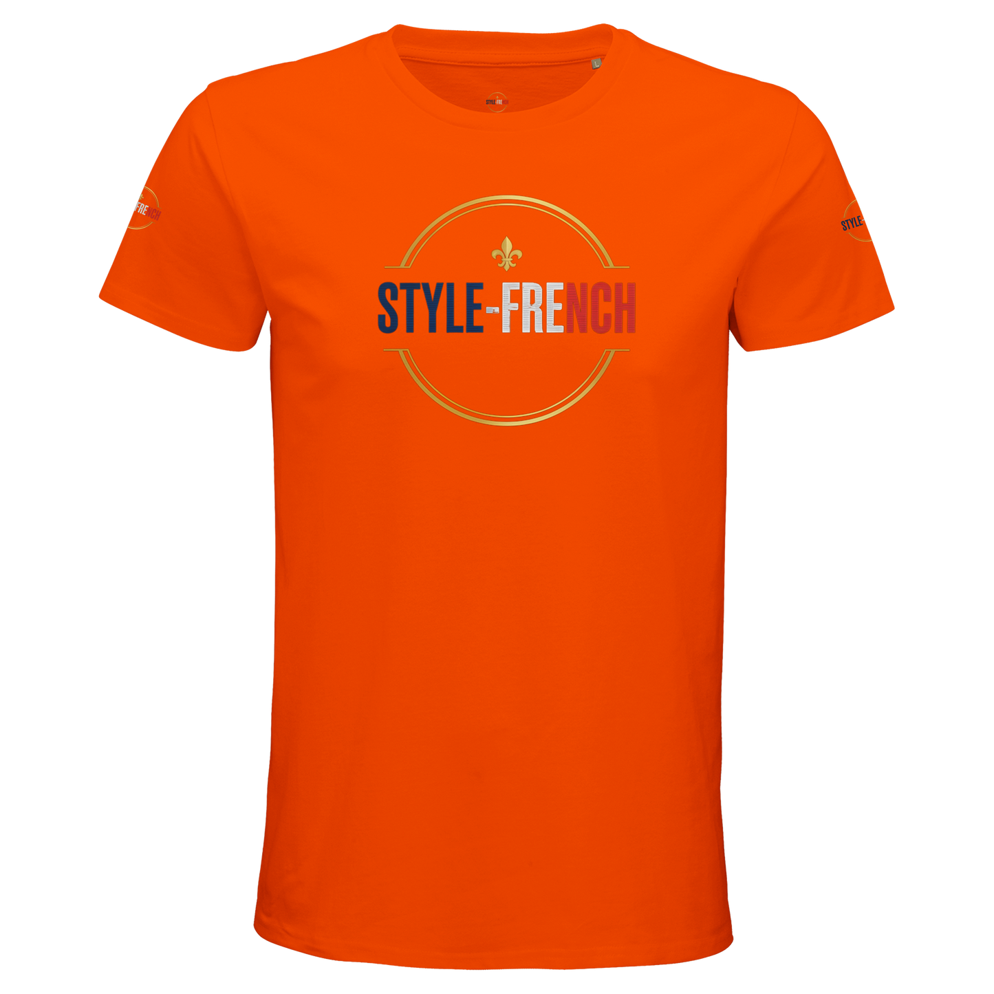 T-Shirt Homme de France – Coton Bio Premium à Col Rond