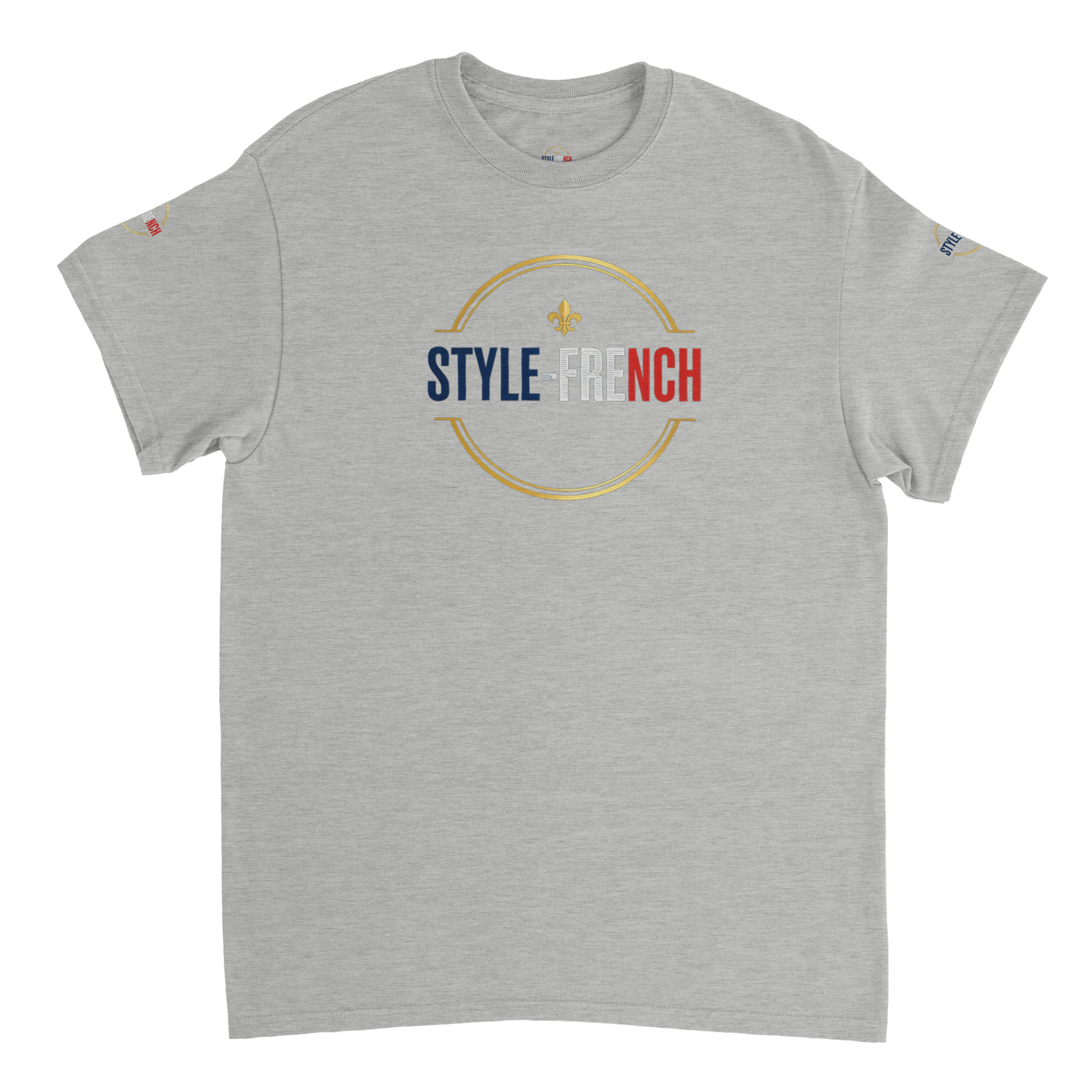 T-shirt Homme Œil de la République - Coton Épais à Coupe Classique