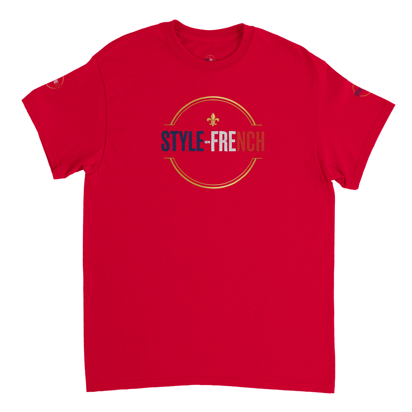 T-shirt Homme Œil de la République - Coton Épais à Coupe Classique