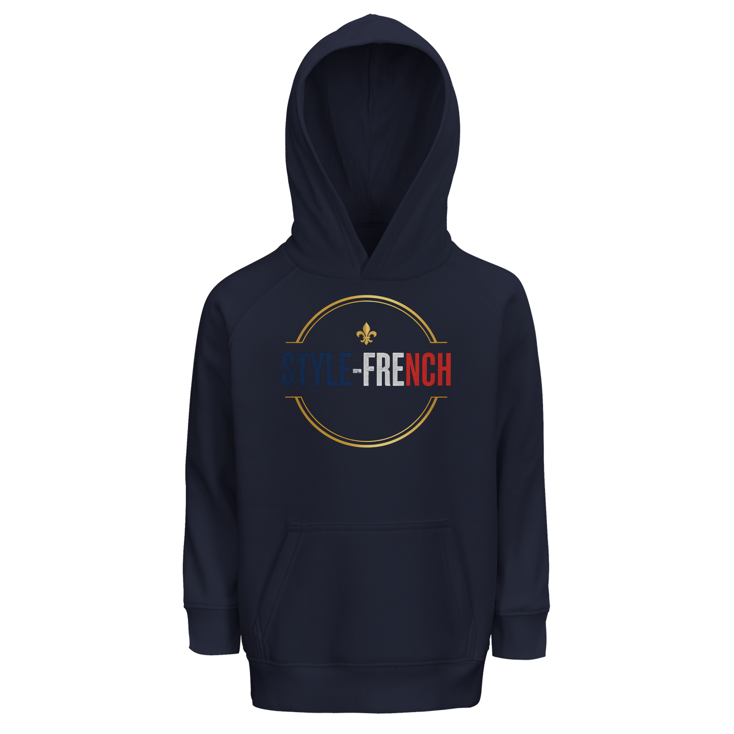 Sweat à capuche fille- Collection France "Ma France je t'aime" - Coton Bio
