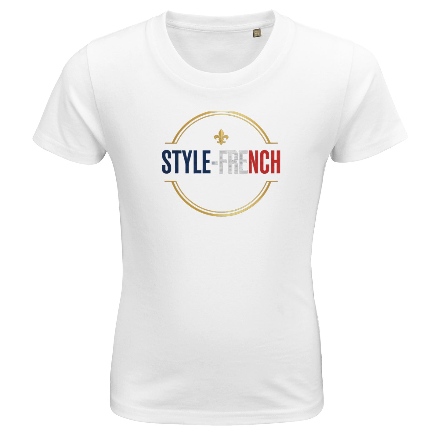 T-Shirt Fille - La Petite Française Qui Rêve Grand - 100% Coton Bio