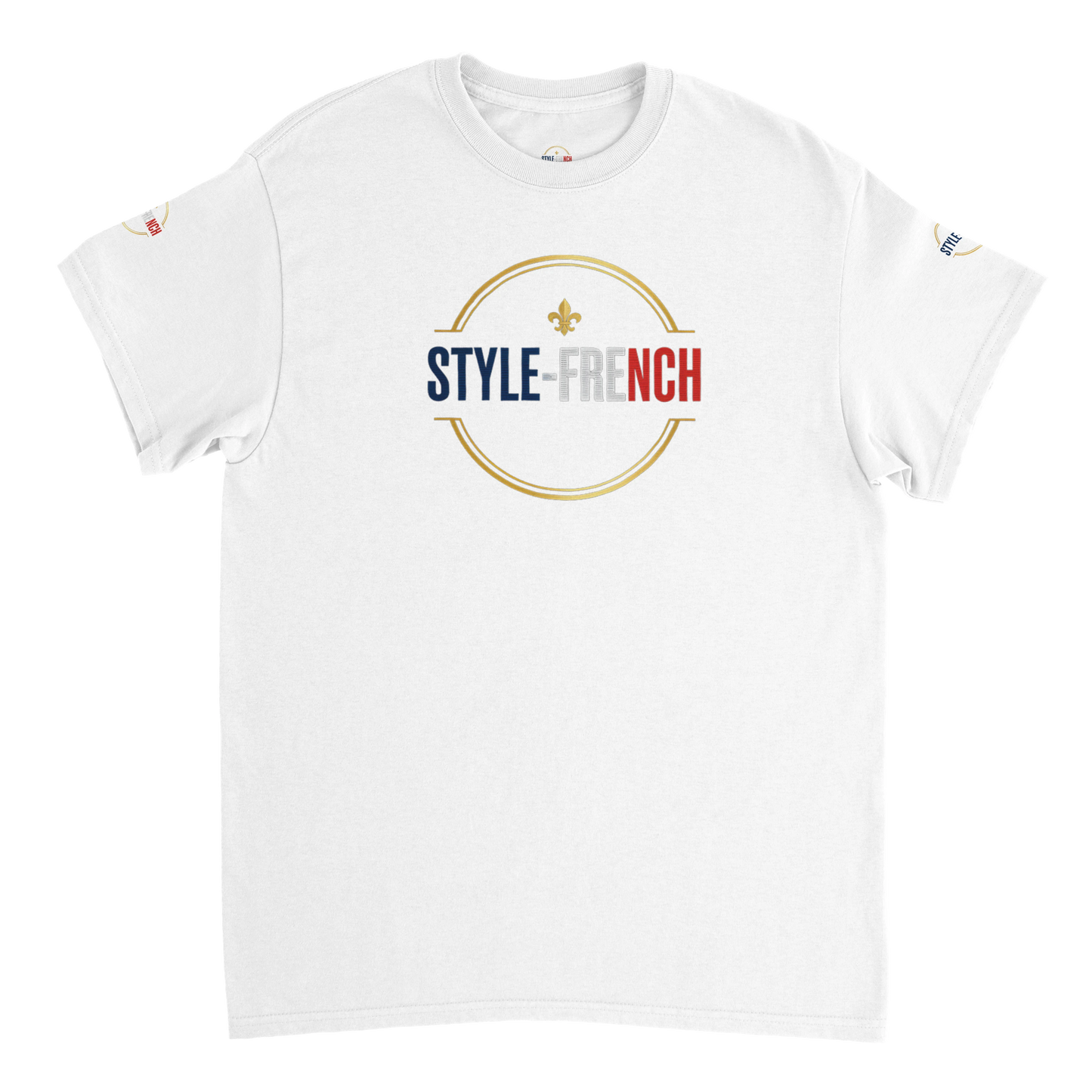 T-shirt Homme Œil de la République - Coton Épais à Coupe Classique