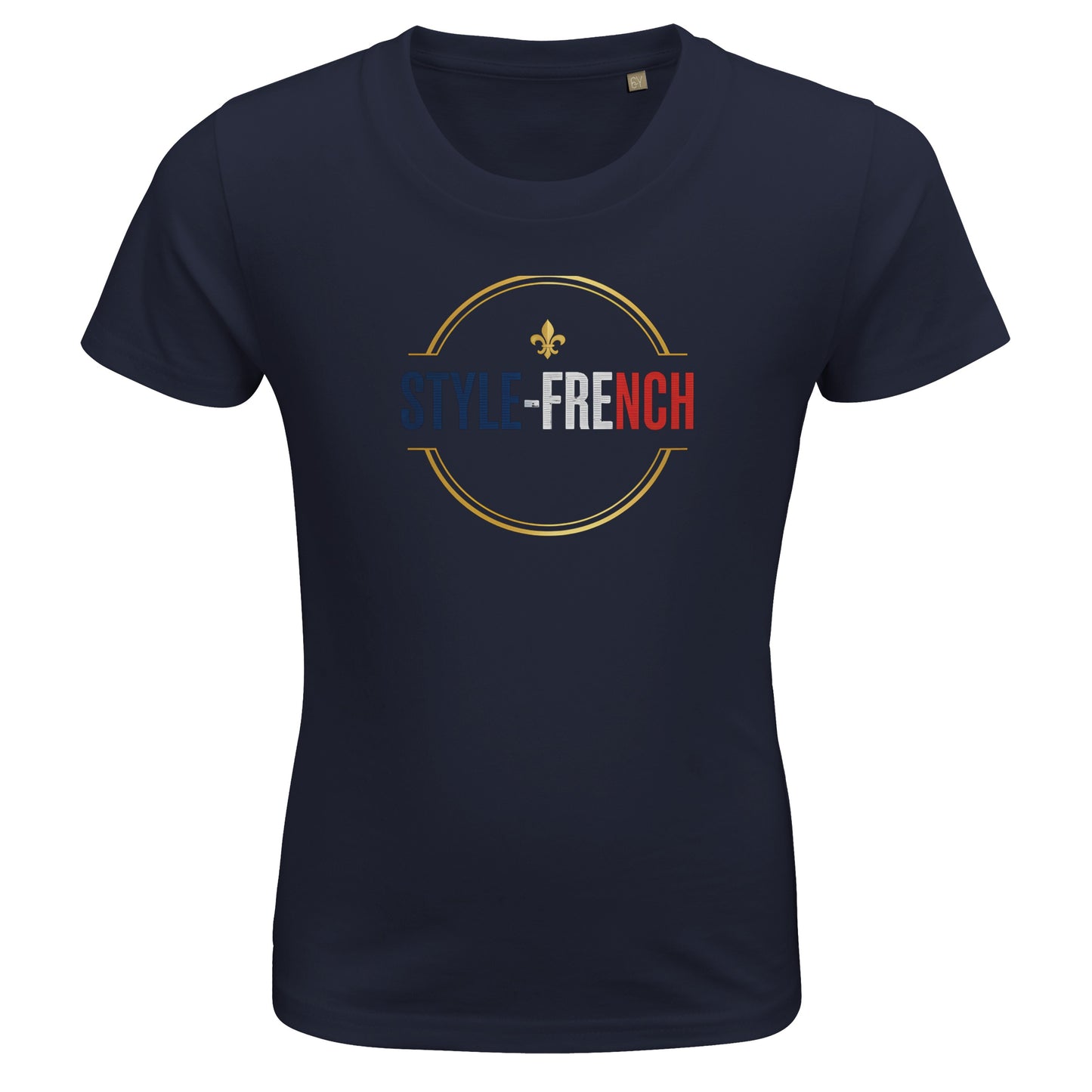 T-Shirt Fille - La Petite Française Qui Rêve Grand - 100% Coton Bio
