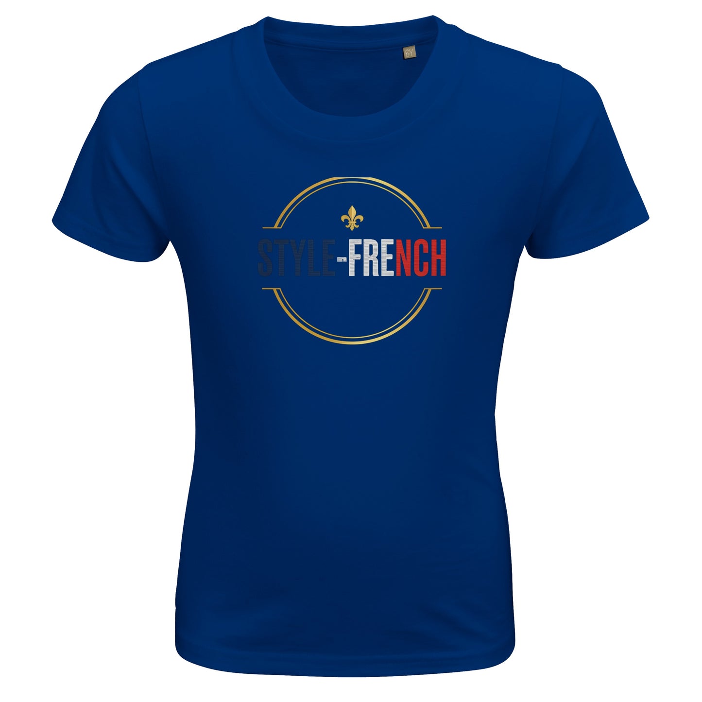 T-Shirt Fille - La Petite Française Qui Rêve Grand - 100% Coton Bio