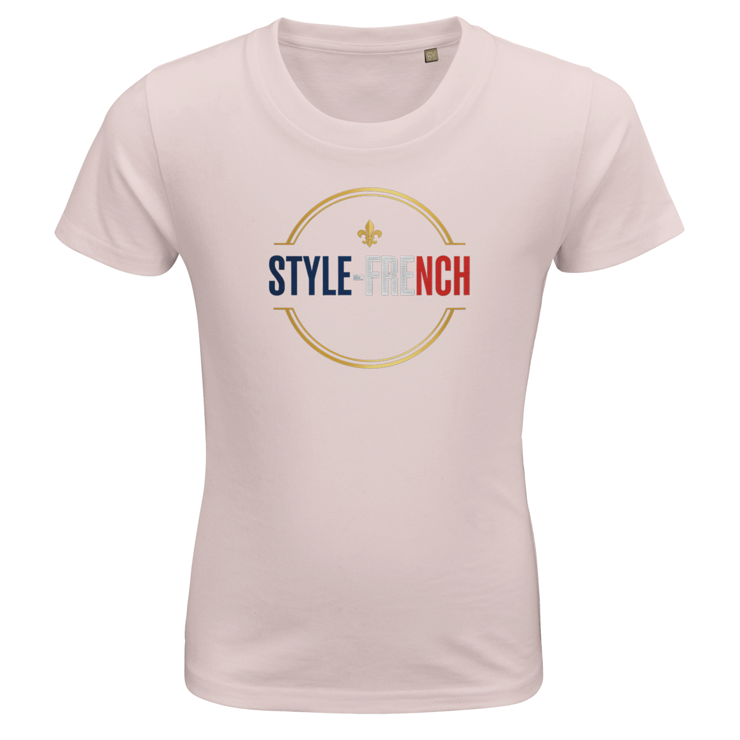 T-Shirt Fille "Petite Génie de France" - 100% Coton Bio