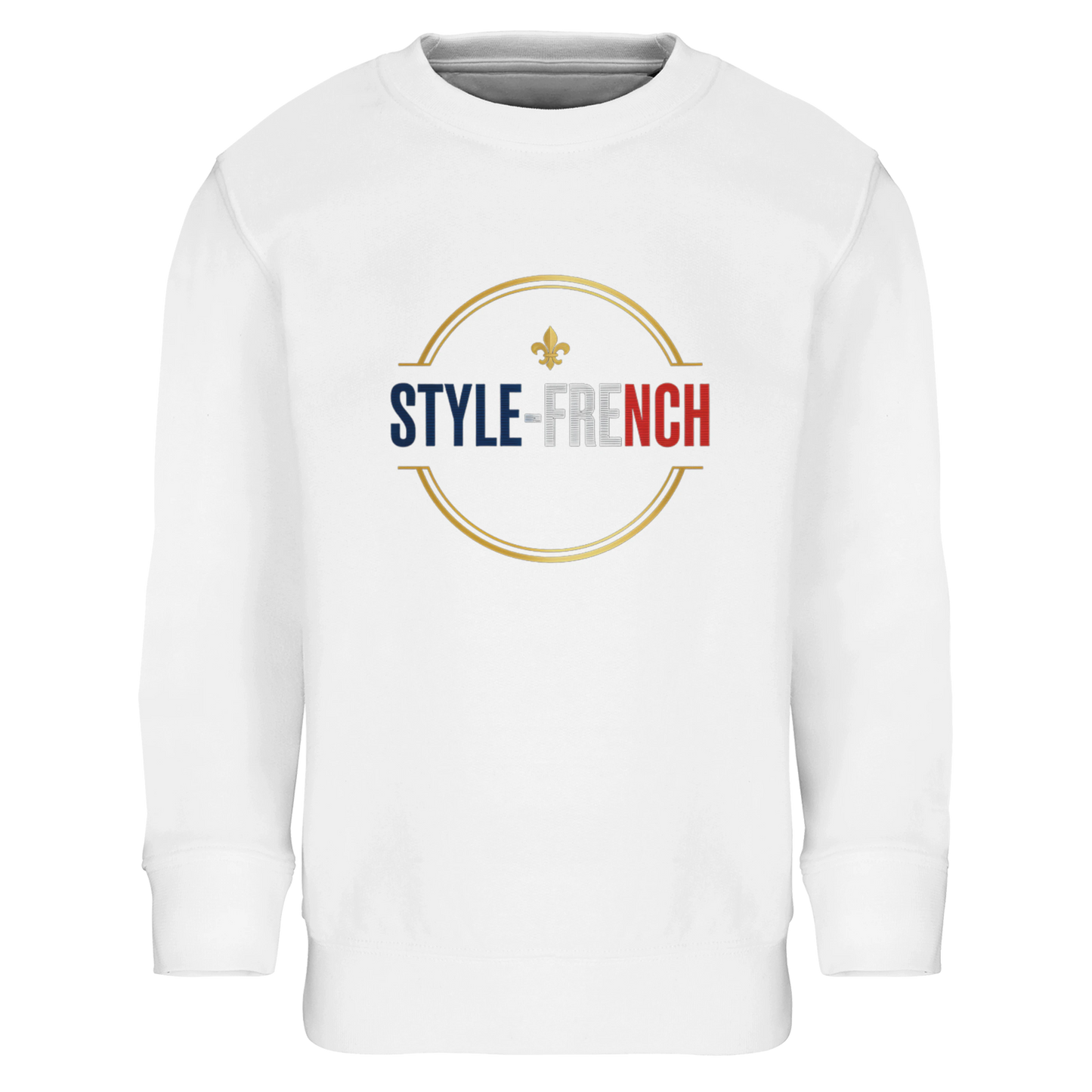 Sweat-shirt fille Petite Génie de France - Coton Recyclé Confortable
