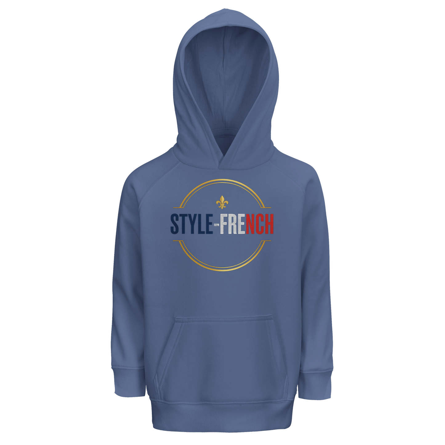 Sweat à capuche fille- Collection France "Ma France je t'aime" - Coton Bio