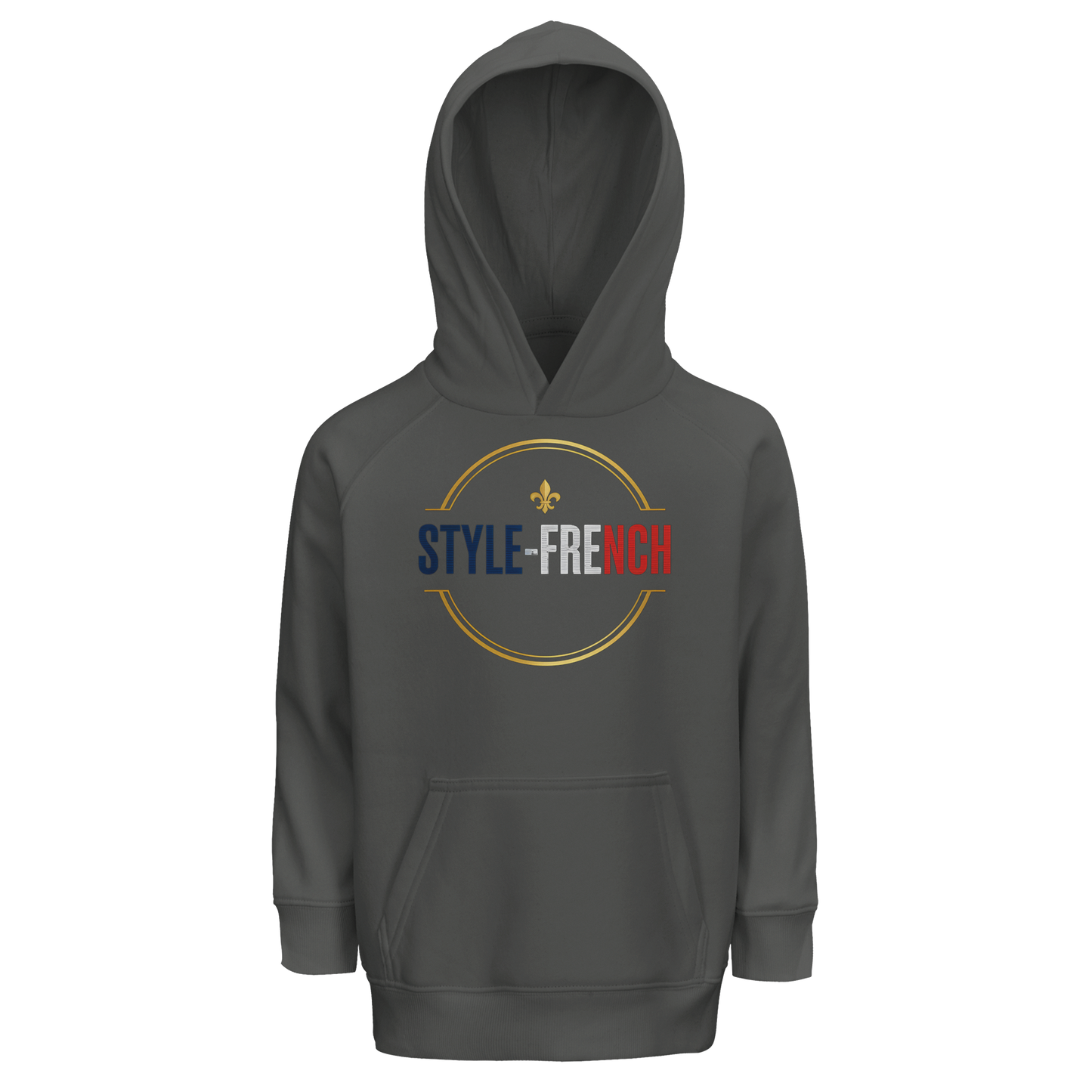 Sweat à capuche fille- Collection France "Ma France je t'aime" - Coton Bio