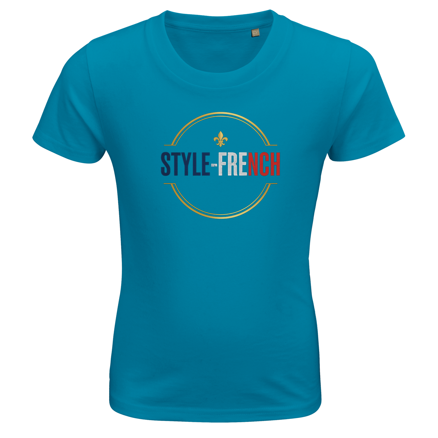 T-Shirt Fille Petite Championne Olympique – Coton Bio Premium