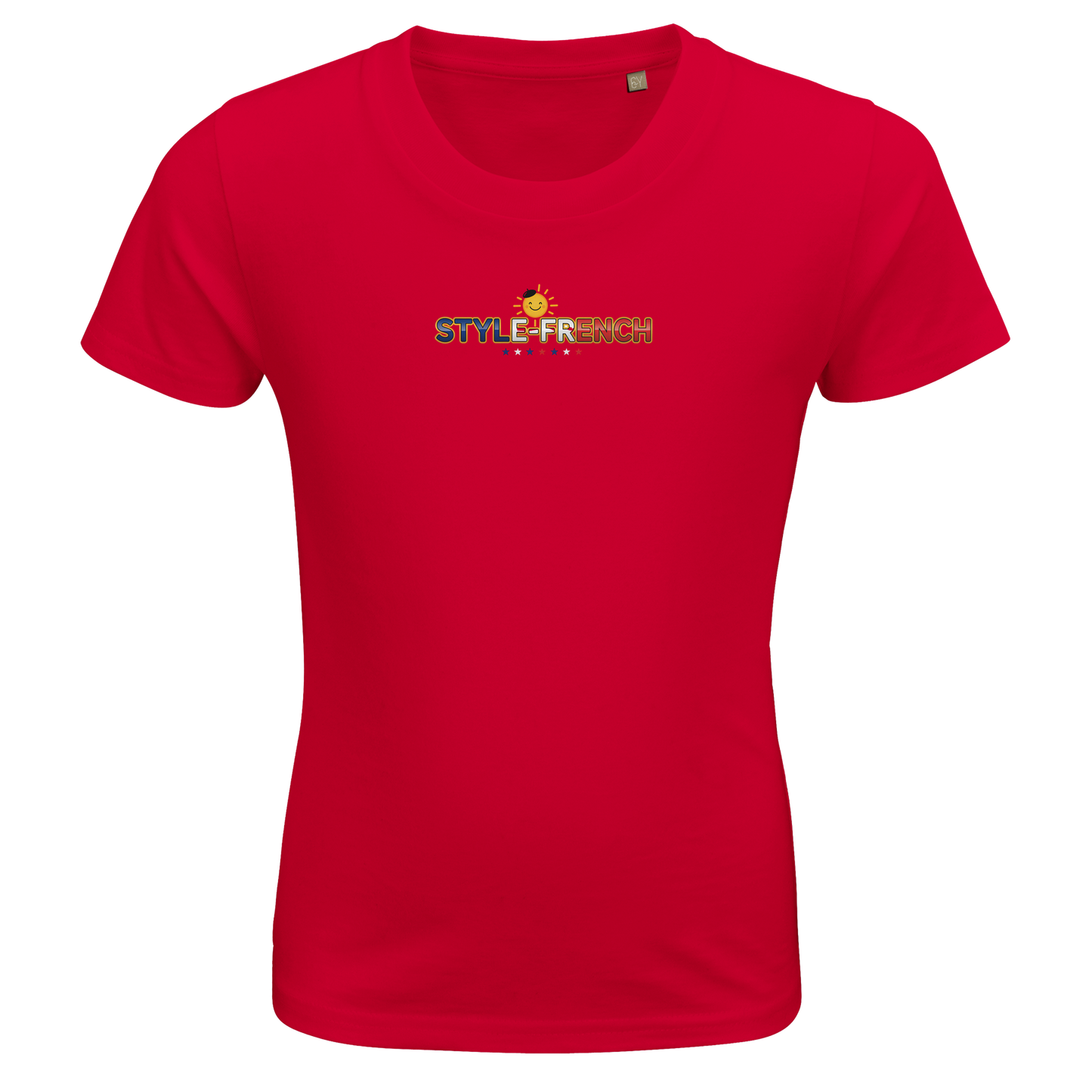 Organic slim-fit T-shirt for boys Little Knight of France | SOL'S Pioneer Kids 03578