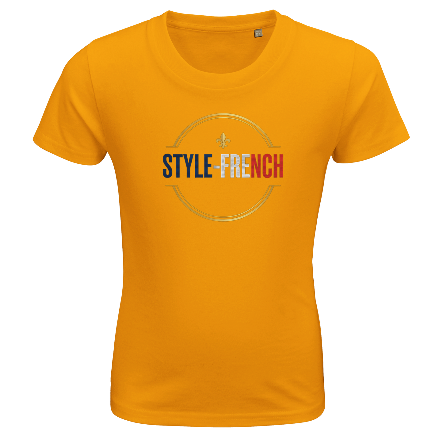 T-Shirt Fille Petite Championne Olympique – Coton Bio Premium