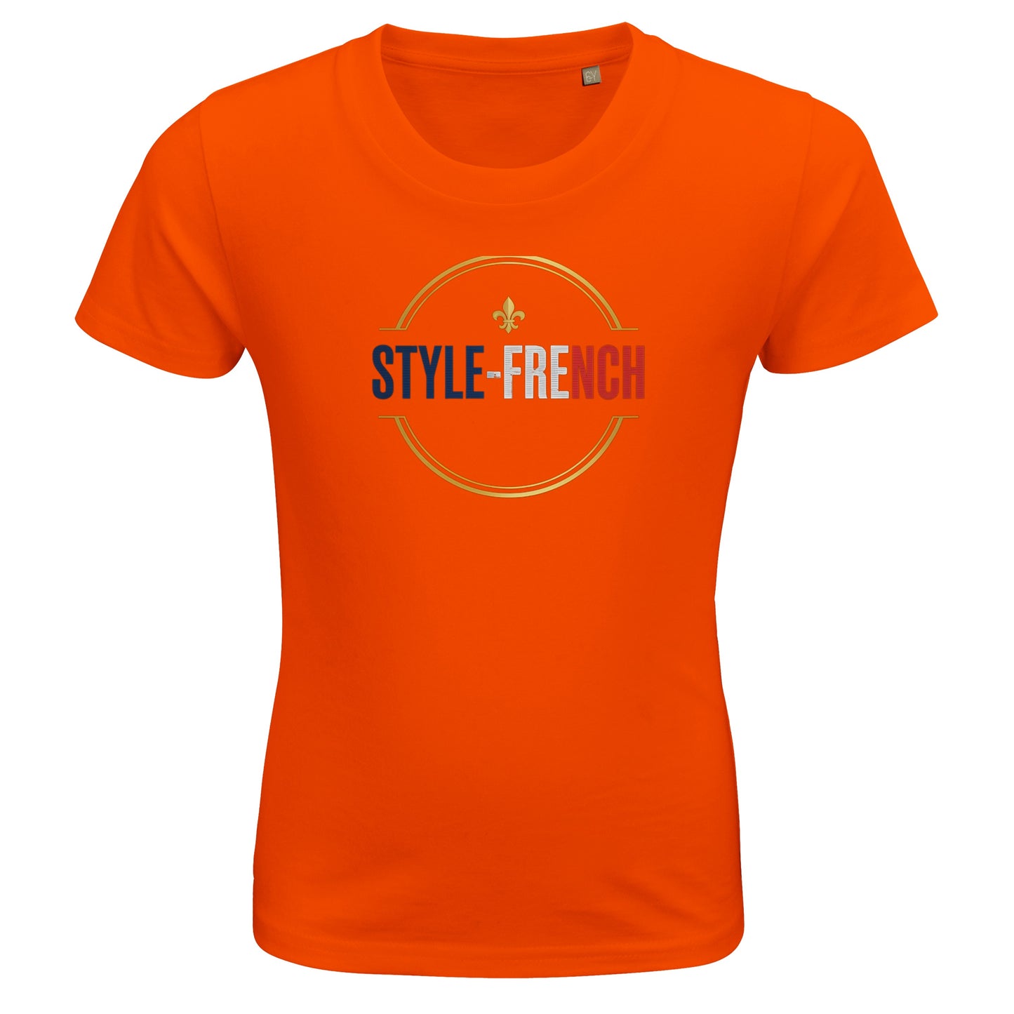 T-Shirt Fille - La Petite Française Qui Rêve Grand - 100% Coton Bio