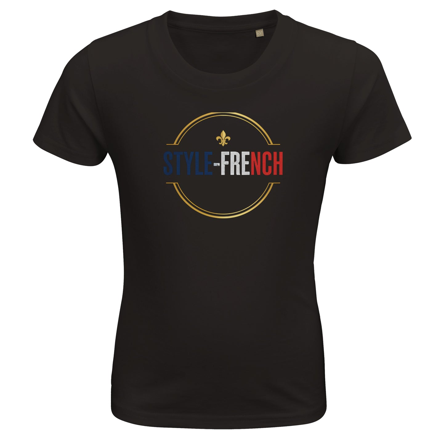 T-Shirt Fille - La Petite Française Qui Rêve Grand - 100% Coton Bio