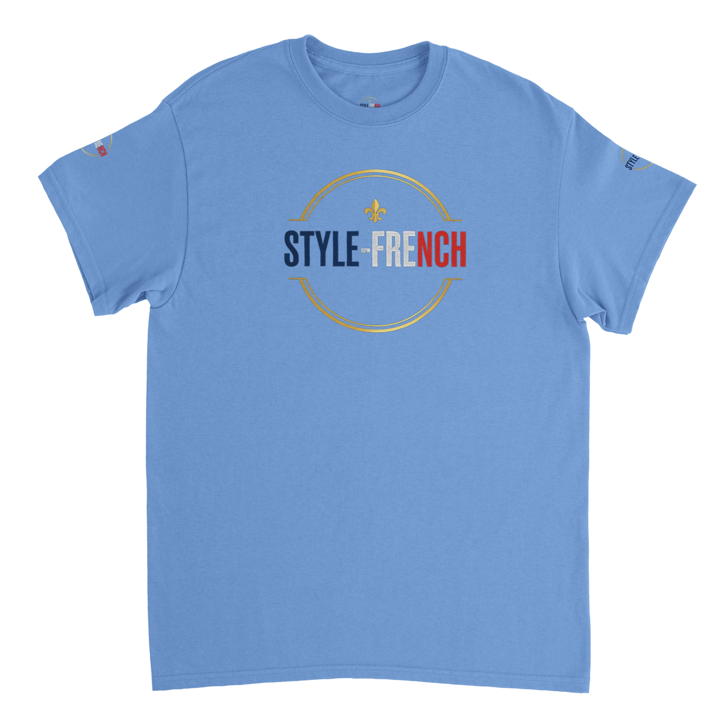 T-shirt Homme Œil de la République - Coton Épais à Coupe Classique