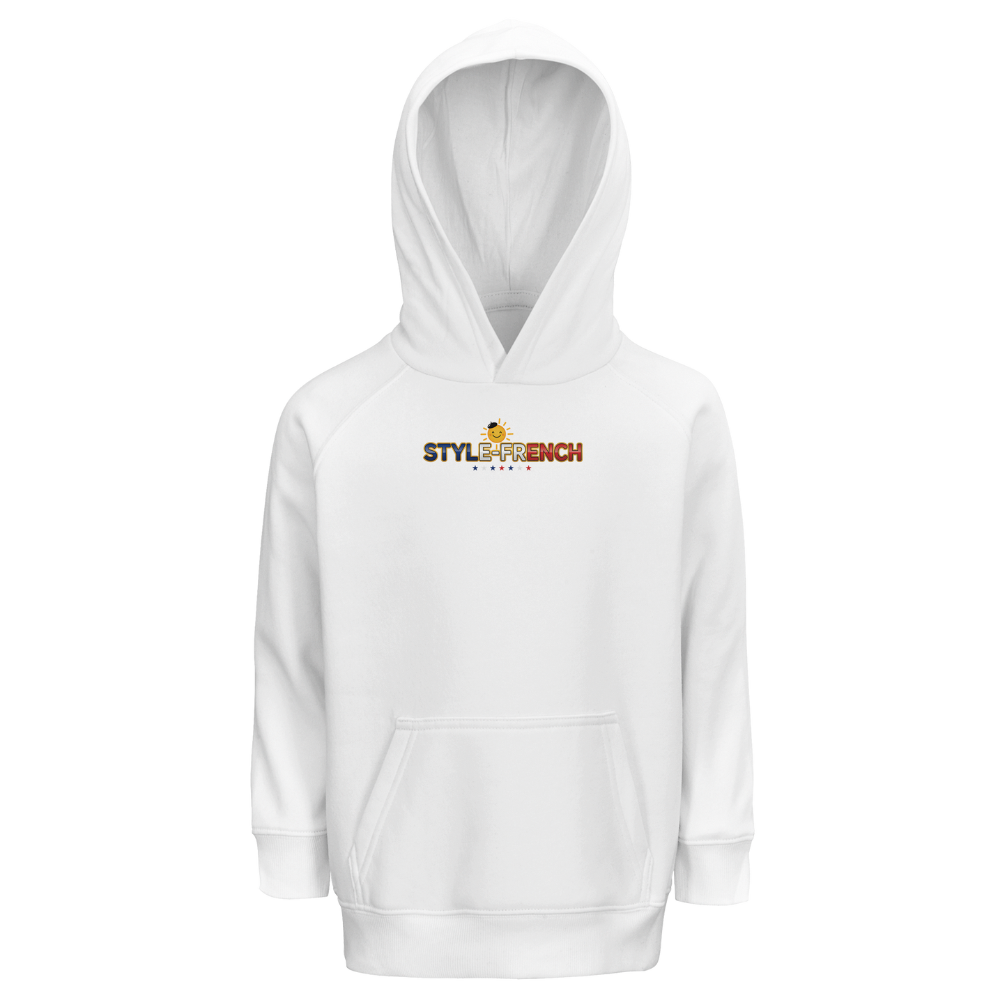 Sweat à Capuche fille- Design La France dans mon Cœur - Coton Bio