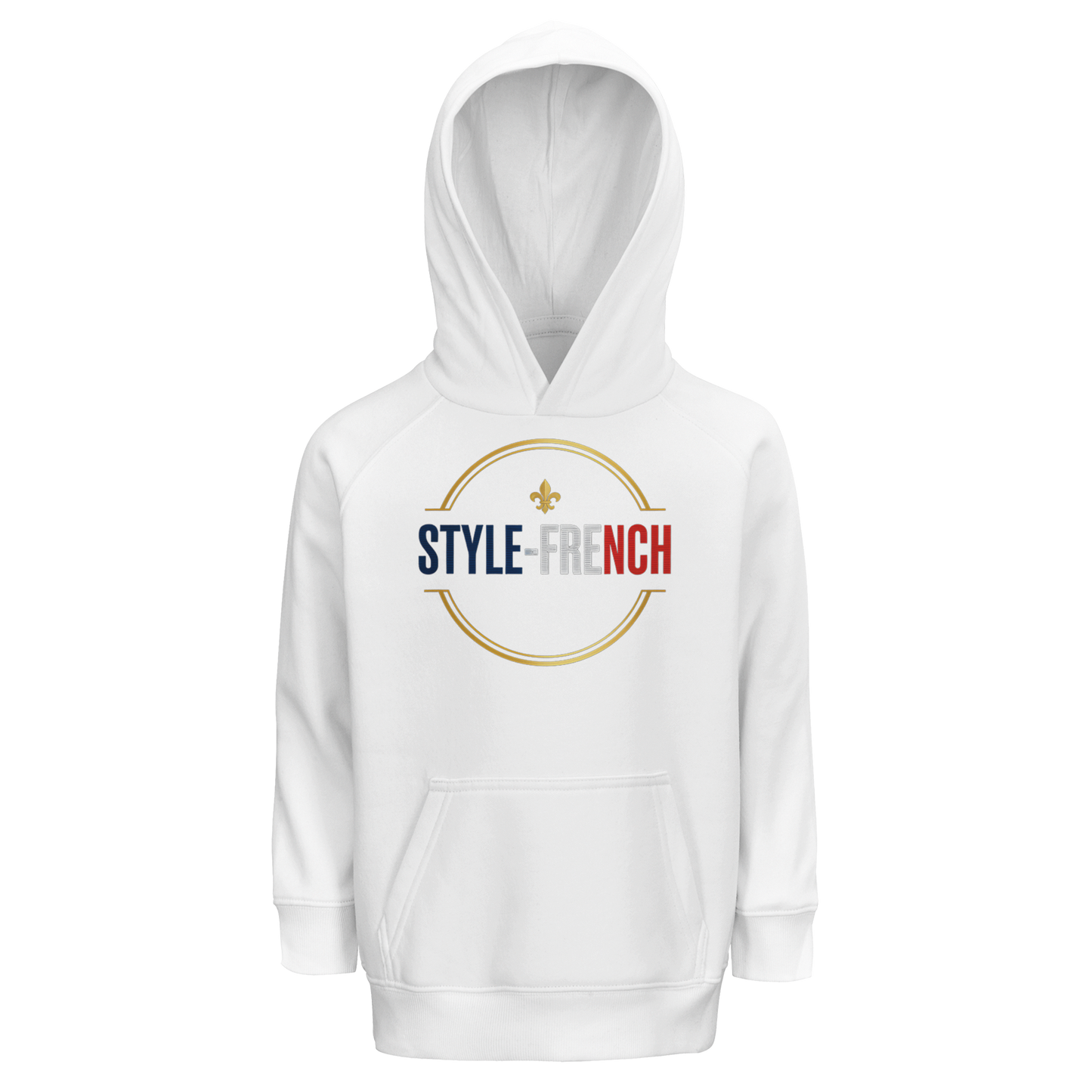 Sweat à capuche fille- Collection France "Ma France je t'aime" - Coton Bio