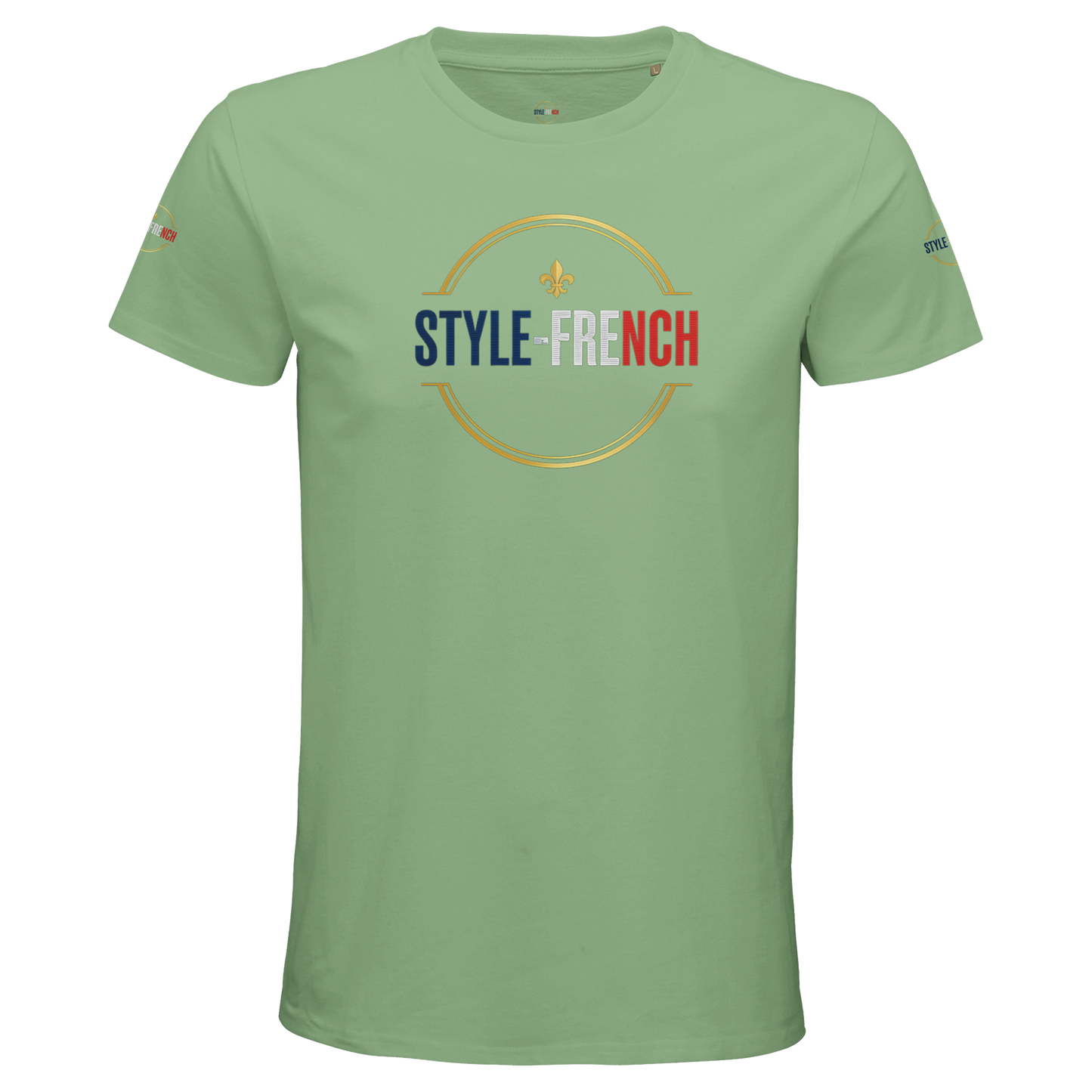 T-Shirt Homme de France – Coton Bio Premium à Col Rond