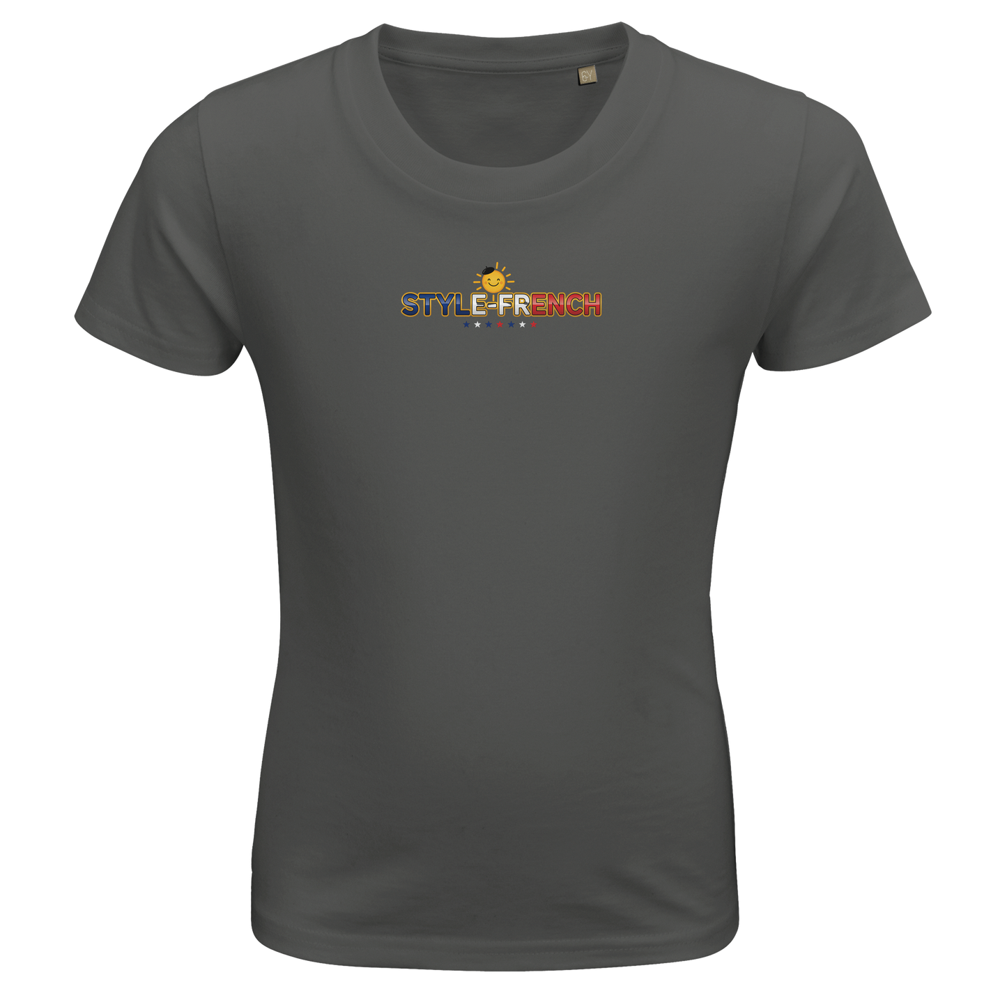 Organic slim-fit T-shirt for boys Little Knight of France | SOL'S Pioneer Kids 03578