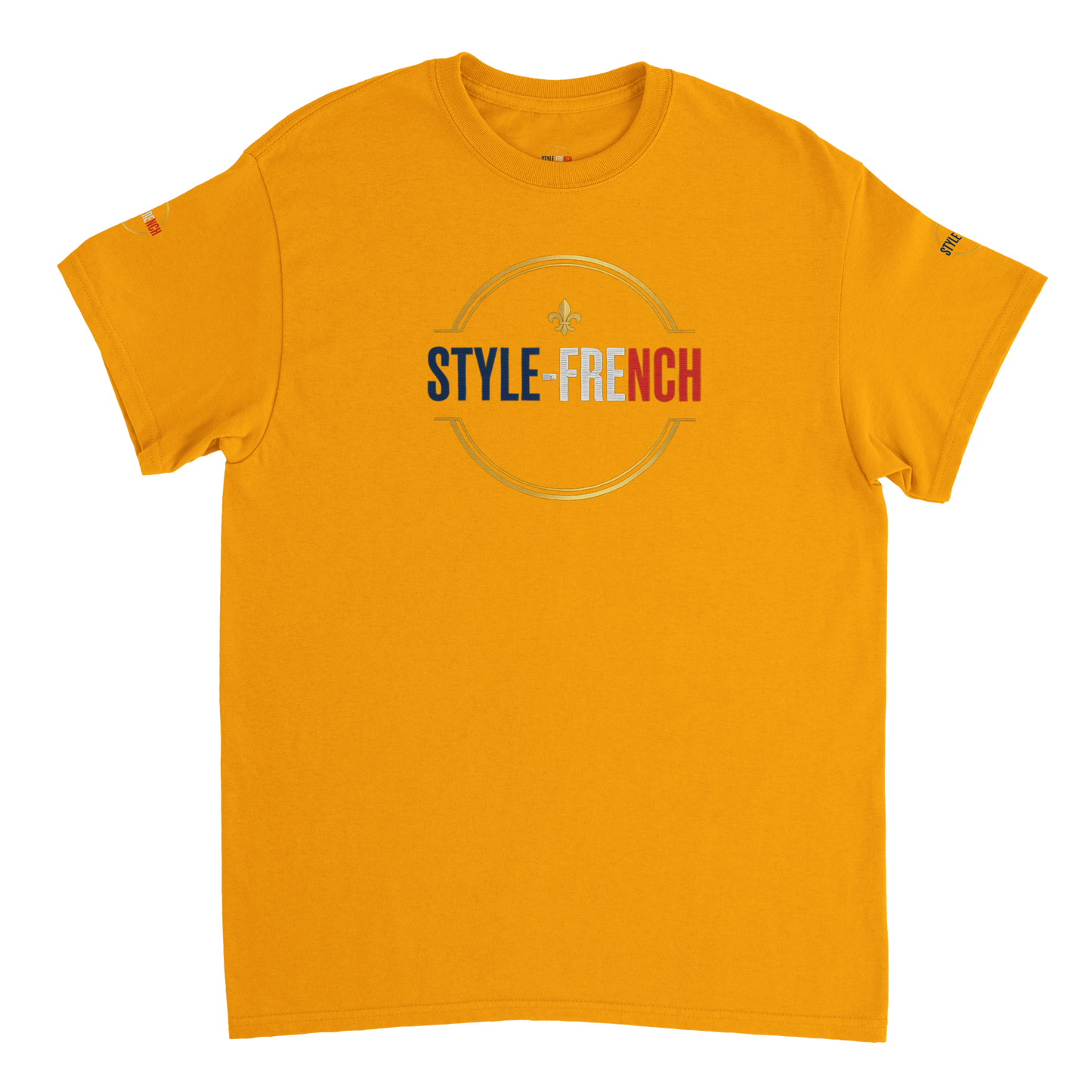 T-shirt Homme Œil de la République - Coton Épais à Coupe Classique