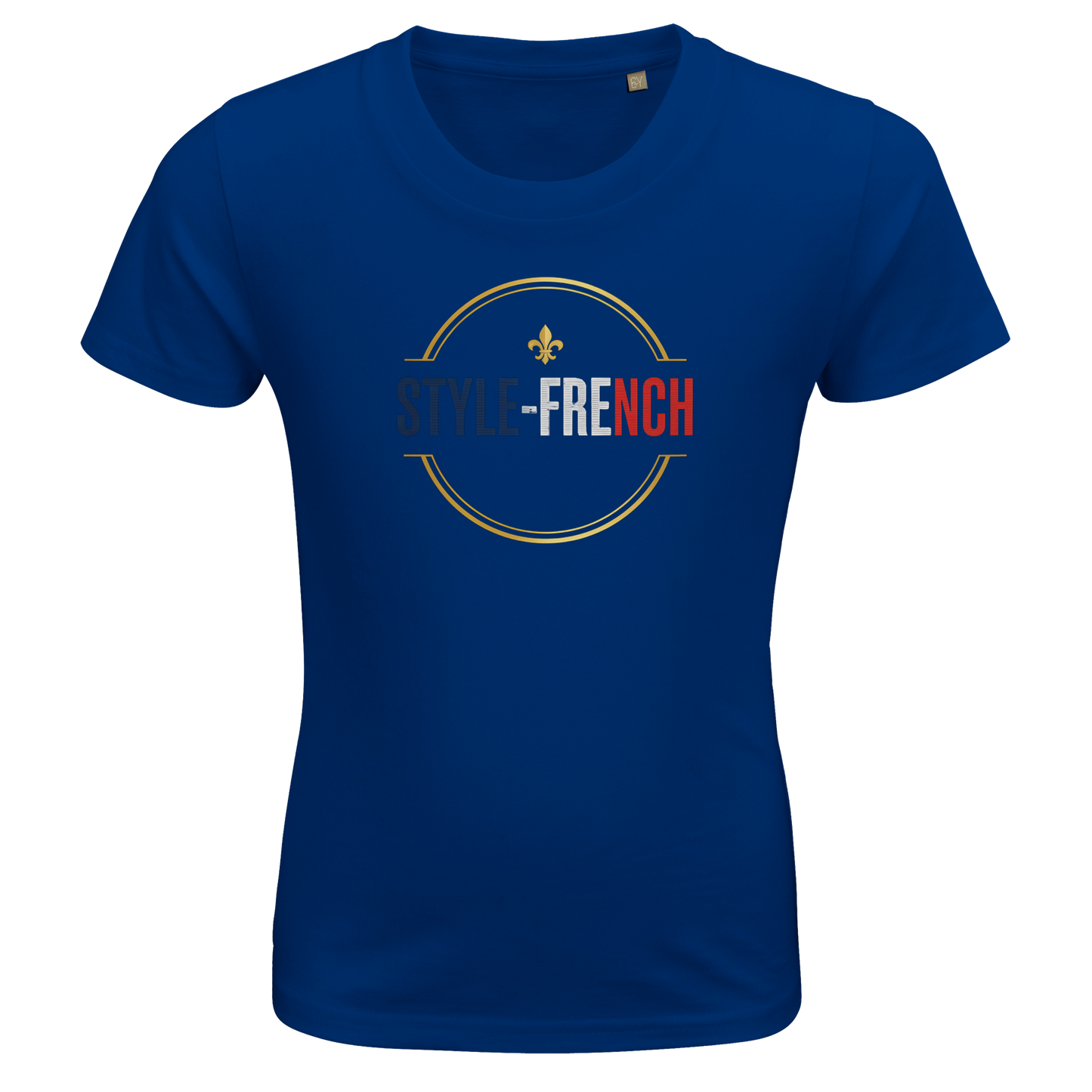 T-Shirt Fille "Petite Génie de France" - 100% Coton Bio