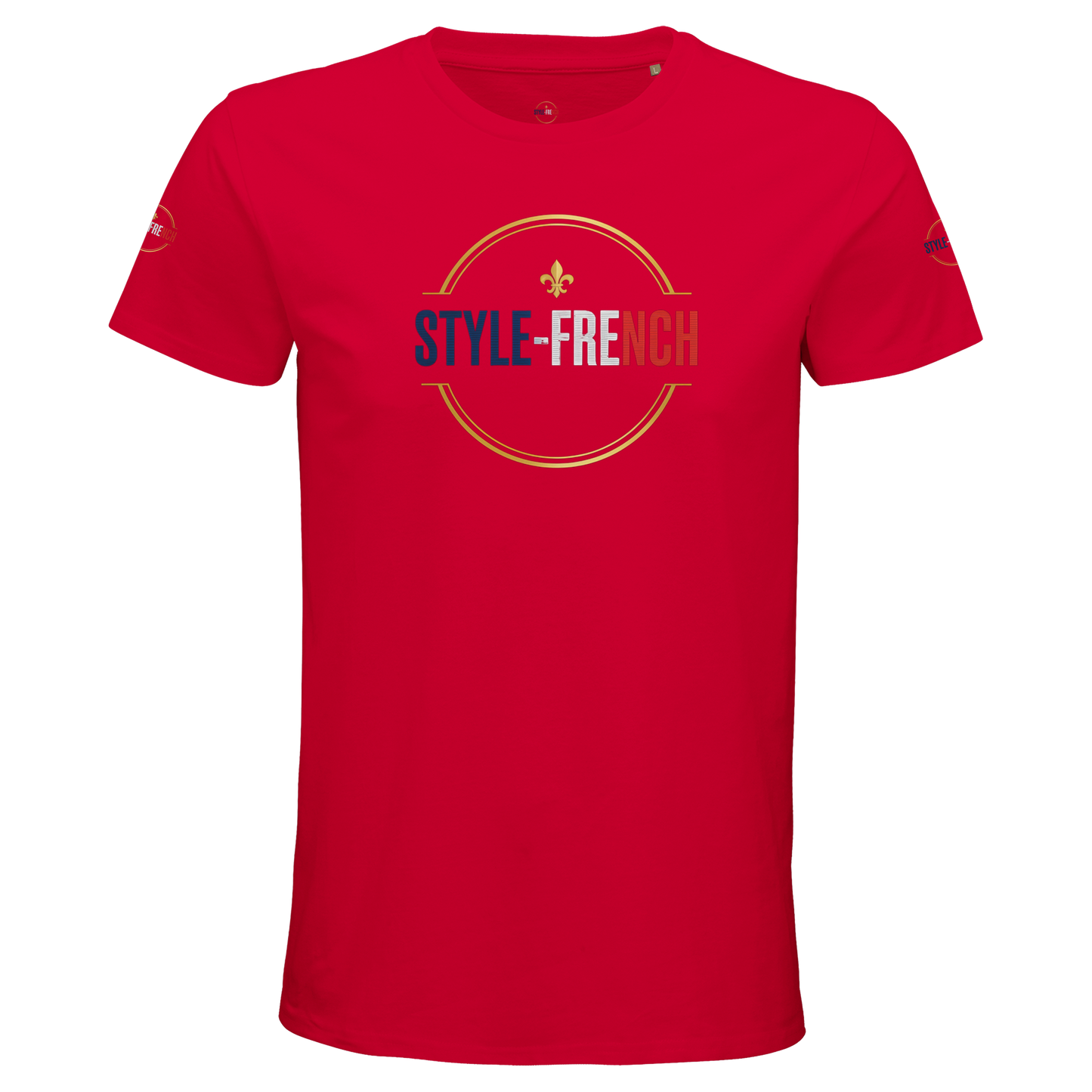 T-Shirt Homme de France – Coton Bio Premium à Col Rond