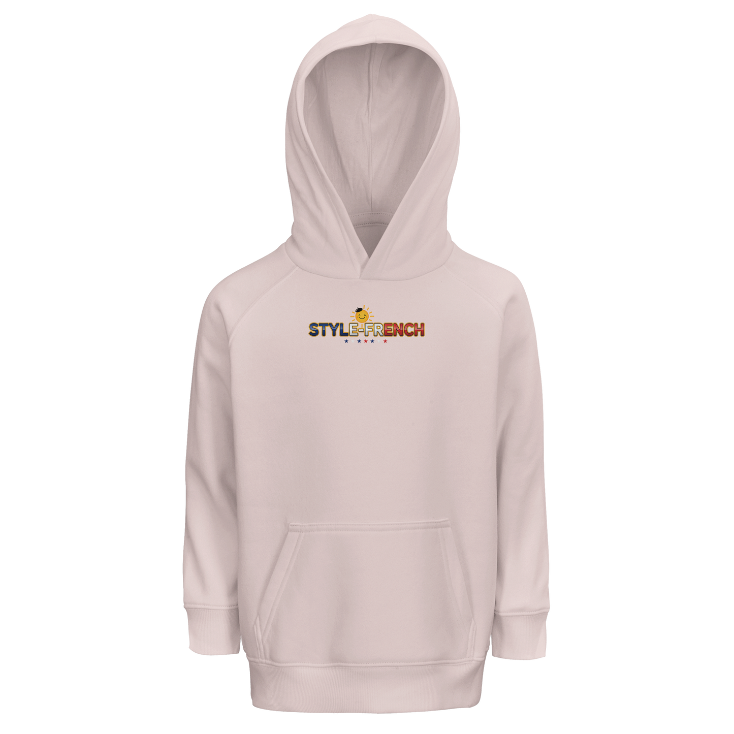 Sweat à Capuche fille- Design La France dans mon Cœur - Coton Bio
