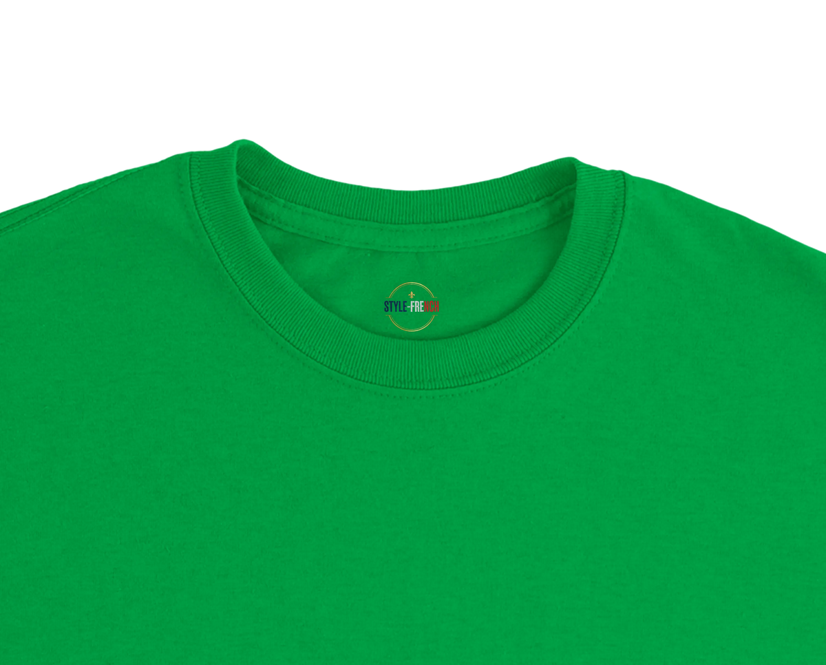 T-Shirt Premium 'Né en France' – Coton Épais à Coupe Classique