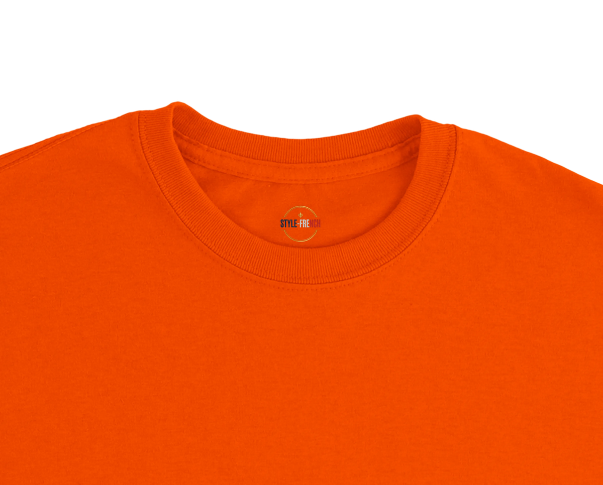 T-Shirt Premium 'Né en France' – Coton Épais à Coupe Classique