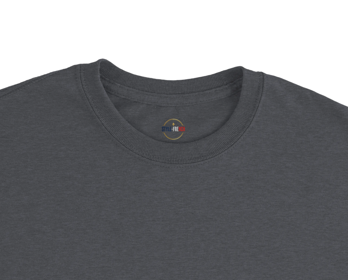T-Shirt Premium 'Né en France' – Coton Épais à Coupe Classique