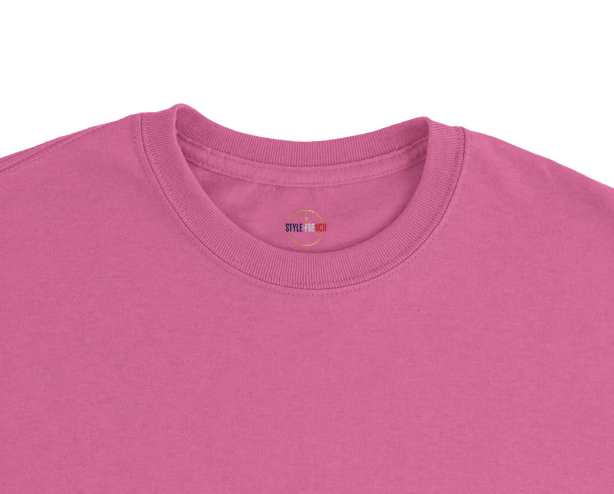 T-Shirt Premium 'Né en France' – Coton Épais à Coupe Classique