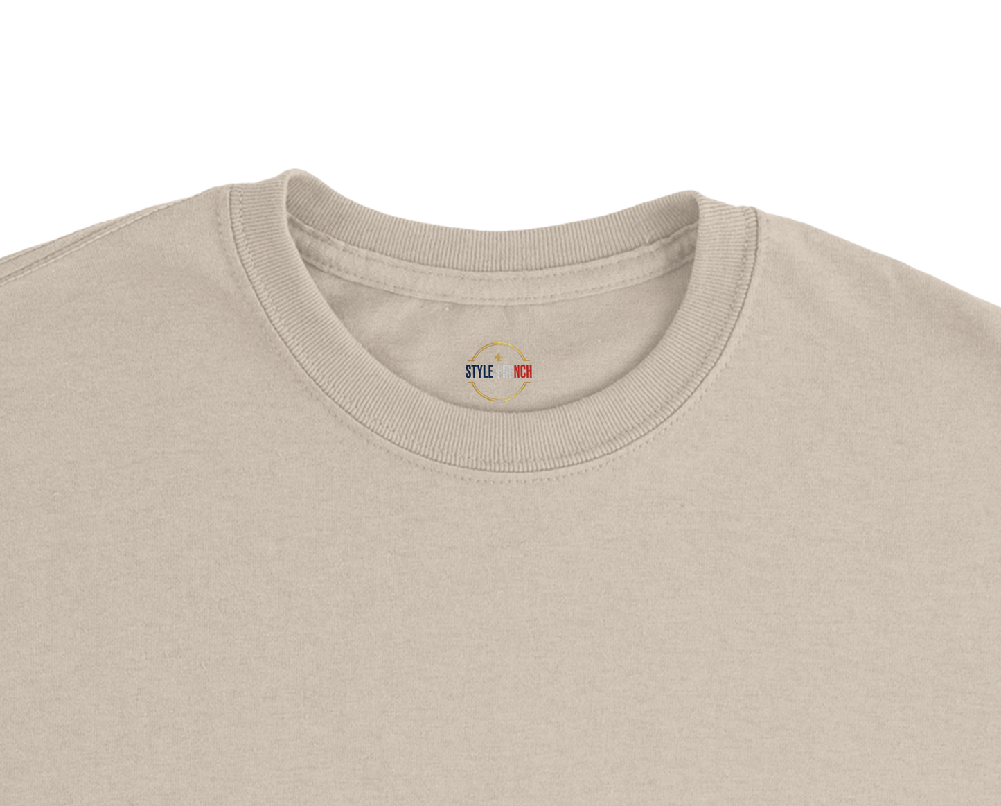 T-Shirt Premium 'Né en France' – Coton Épais à Coupe Classique
