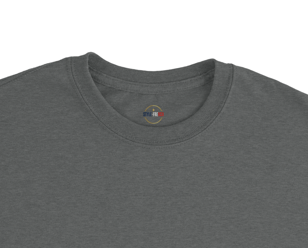 T-Shirt Premium 'Né en France' – Coton Épais à Coupe Classique