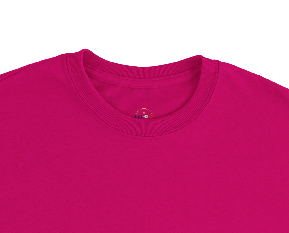 T-Shirt Femme Rose Cathédrale | Gildan 5000 Coton Épais
