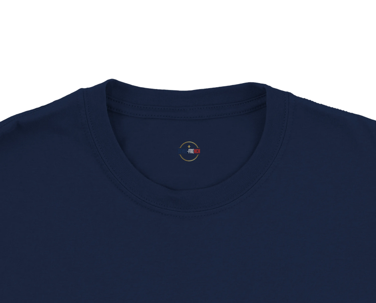 T-shirt Homme 'Vive la France' – Coton Premium, Coupe Classique