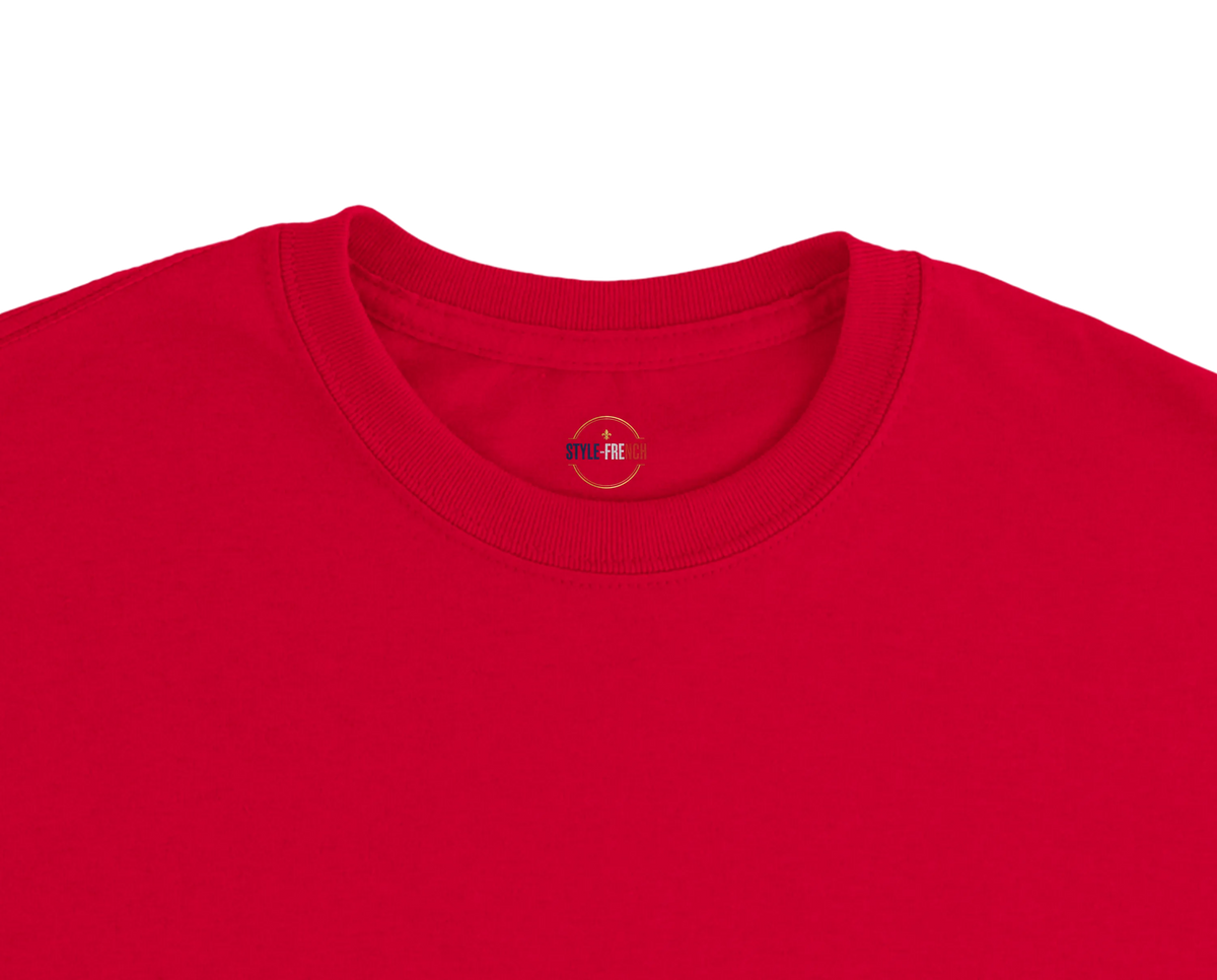 T-Shirt Premium 'Né en France' – Coton Épais à Coupe Classique