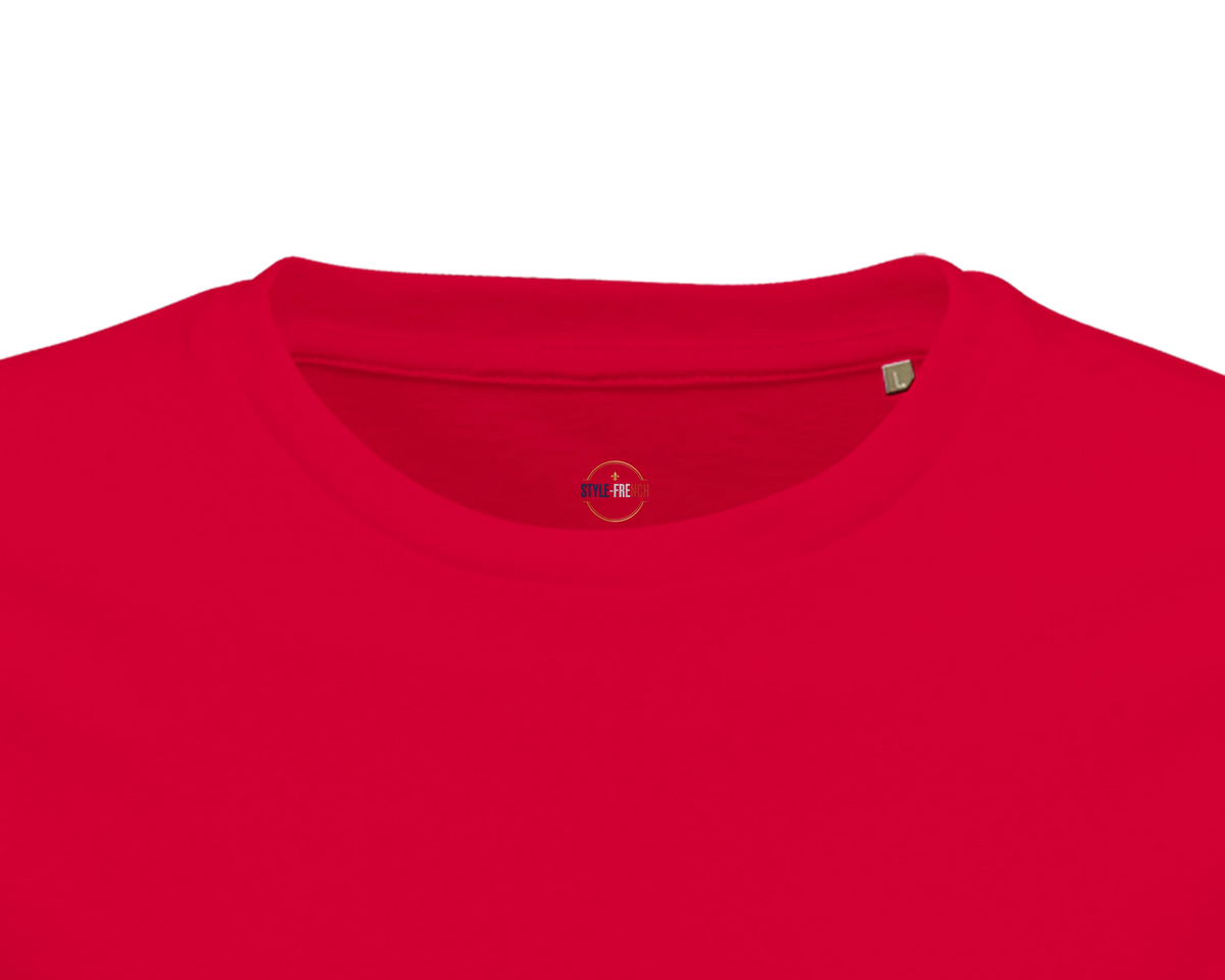 T-Shirt Homme de France – Coton Bio Premium à Col Rond