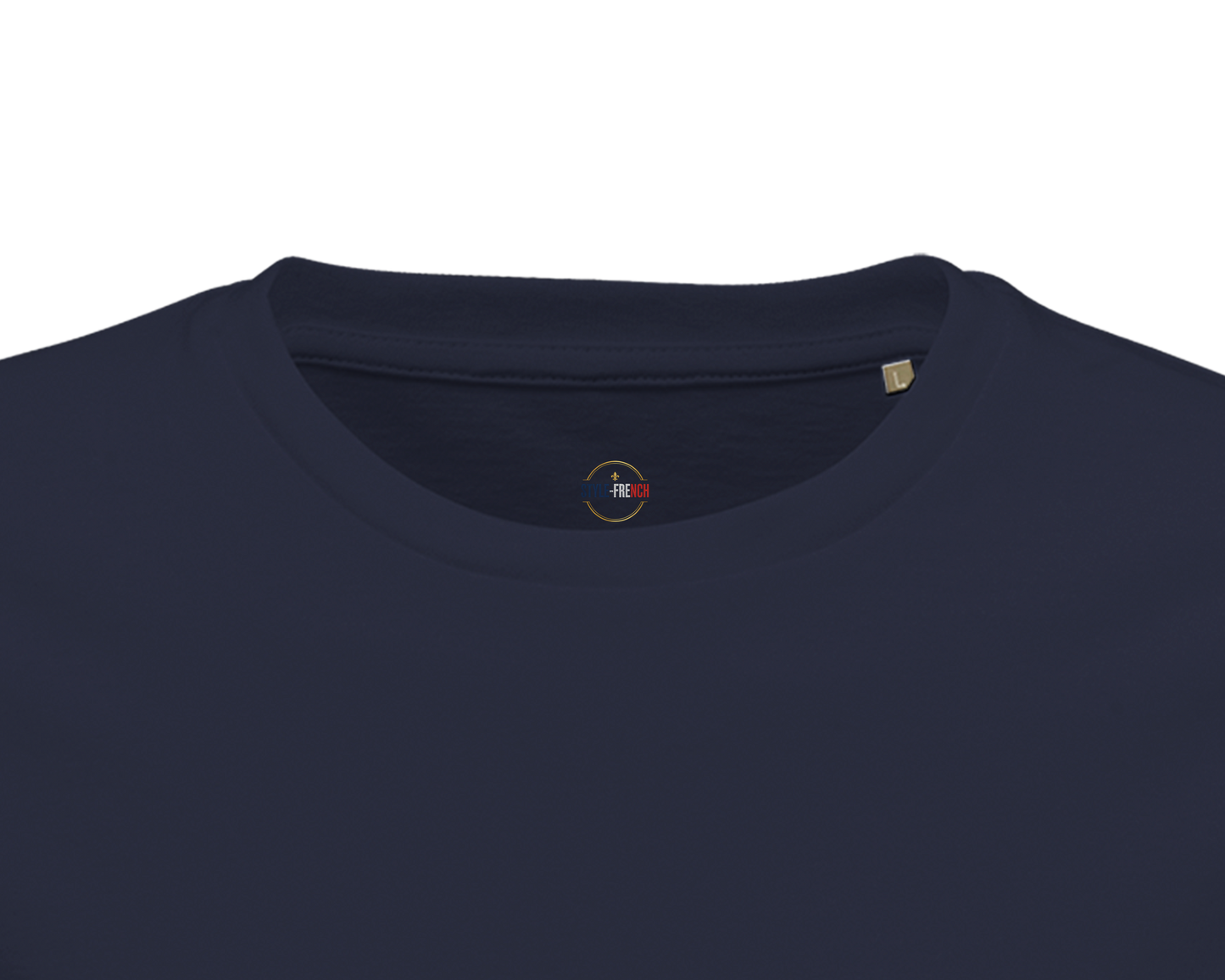 T-Shirt Homme de France – Coton Bio Premium à Col Rond