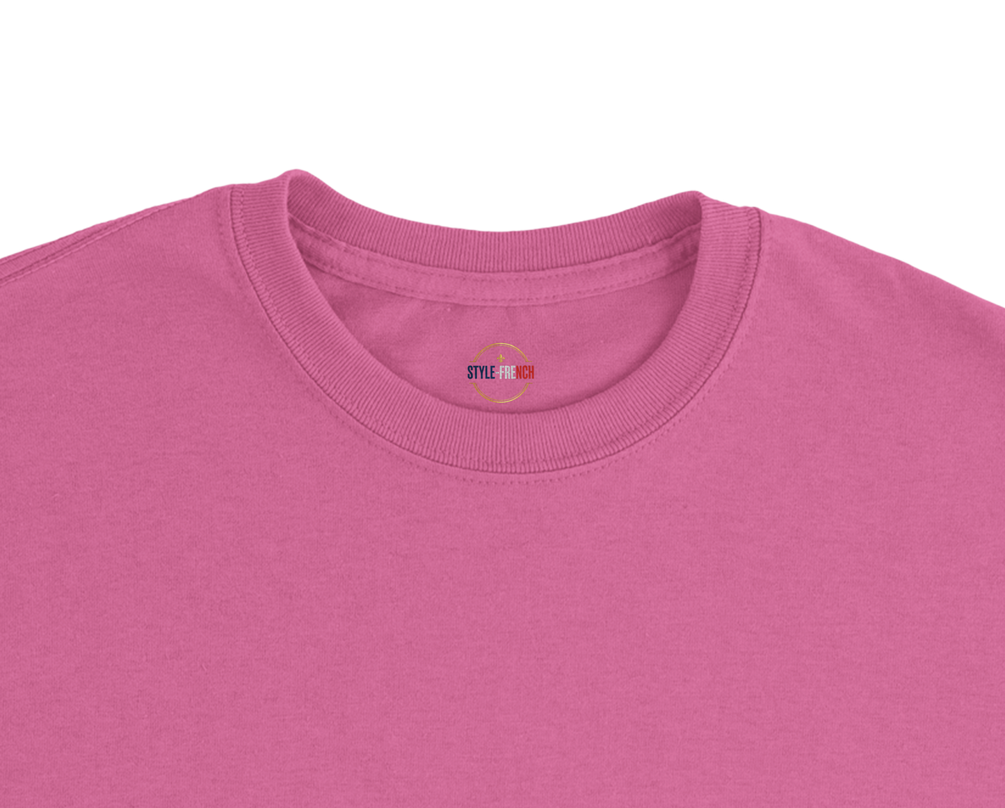 T-Shirt Premium 'Né en France' – Coton Épais à Coupe Classique