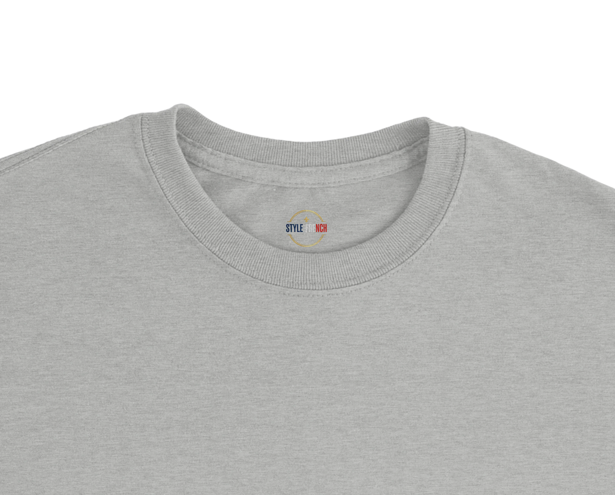 T-Shirt Premium 'Né en France' – Coton Épais à Coupe Classique