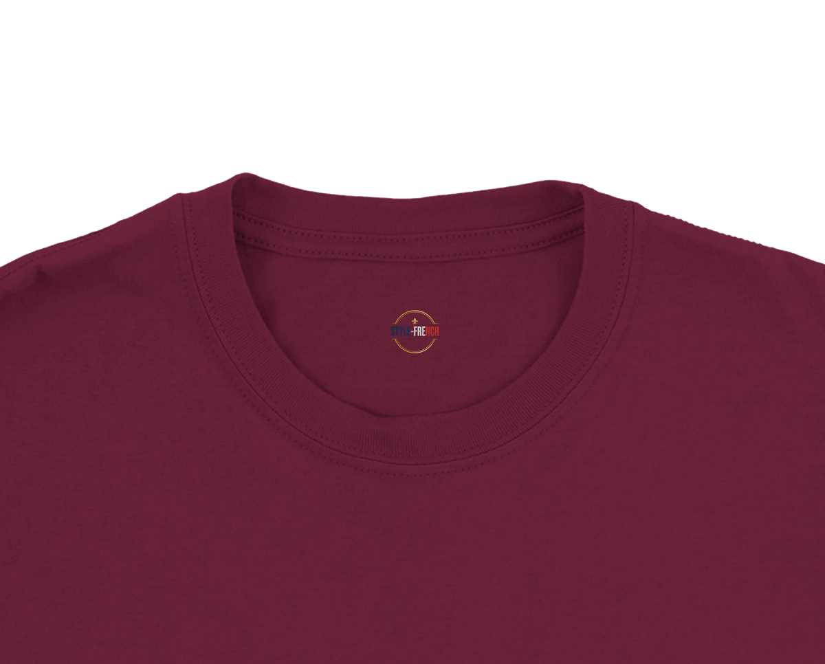 T-shirt Homme 'Vive la France' – Coton Premium, Coupe Classique