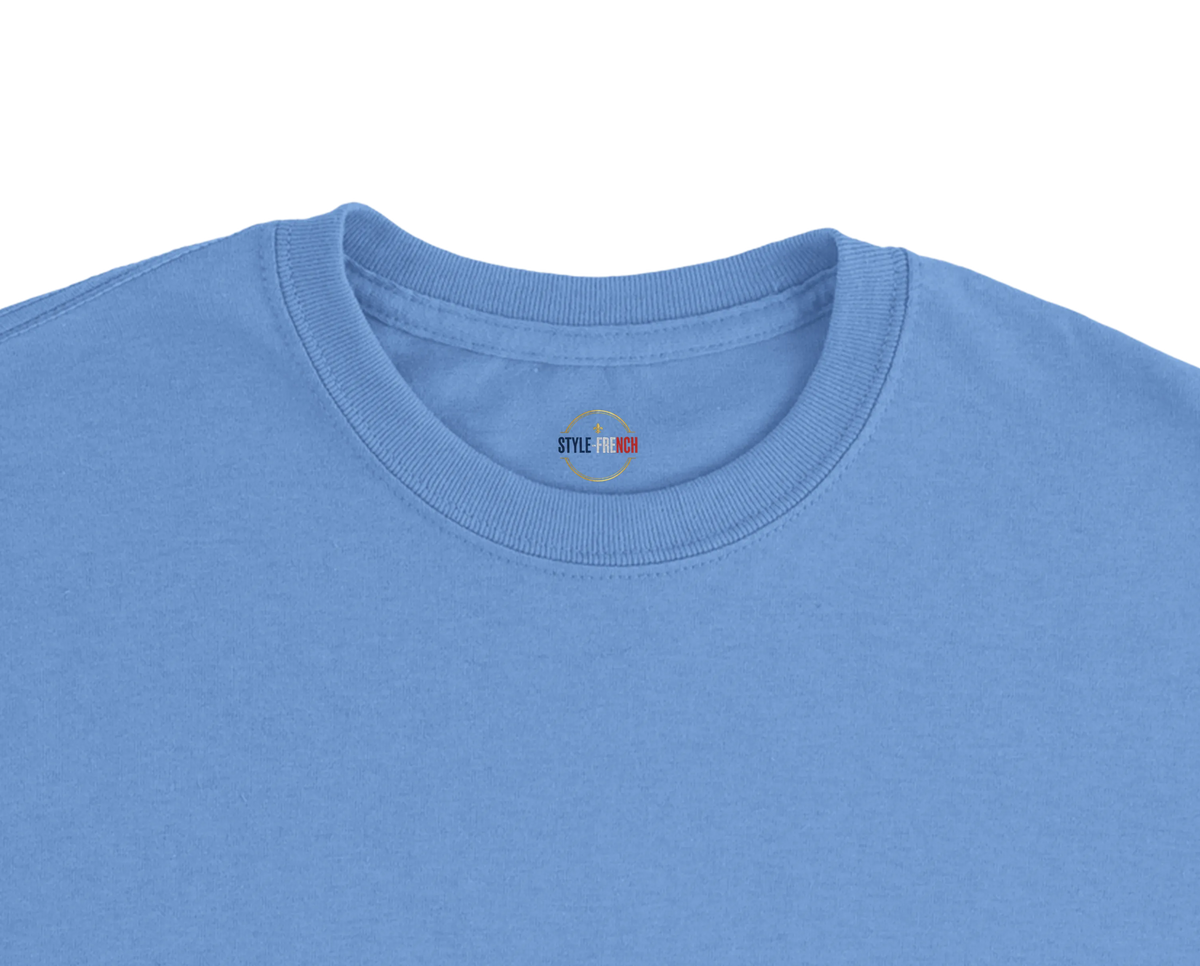 T-Shirt Premium 'Né en France' – Coton Épais à Coupe Classique