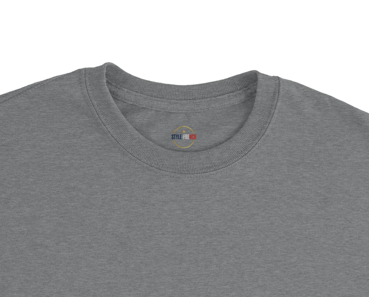 T-Shirt Premium 'Né en France' – Coton Épais à Coupe Classique