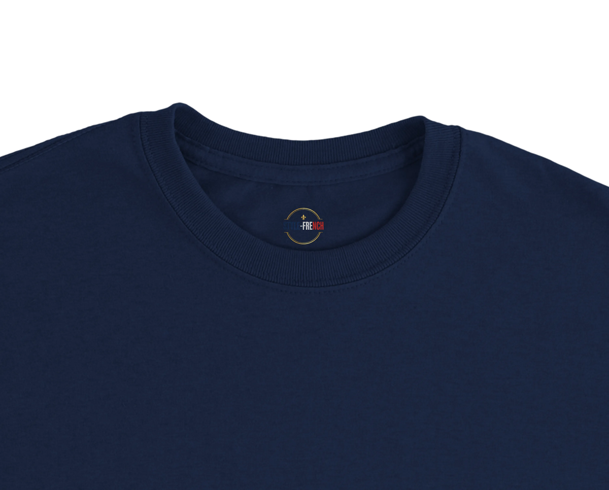 T-Shirt Premium 'Né en France' – Coton Épais à Coupe Classique