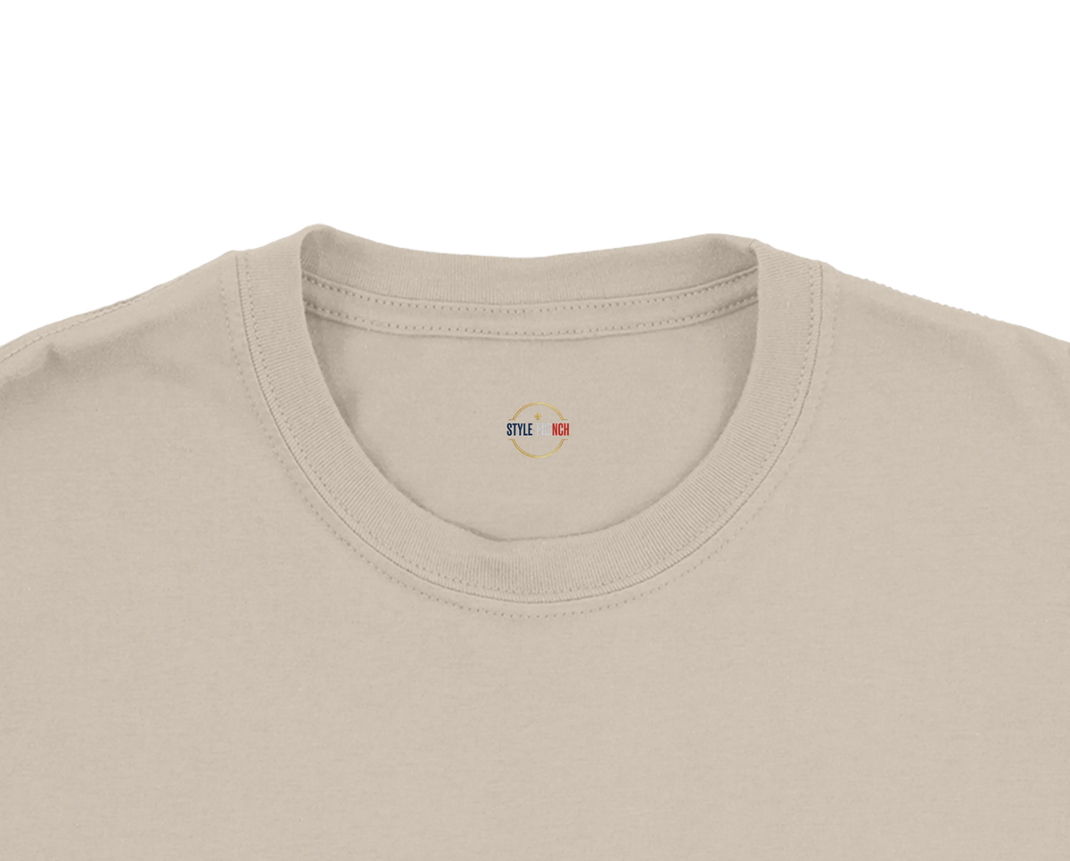 T-shirt Homme 'Vive la France' – Coton Premium, Coupe Classique