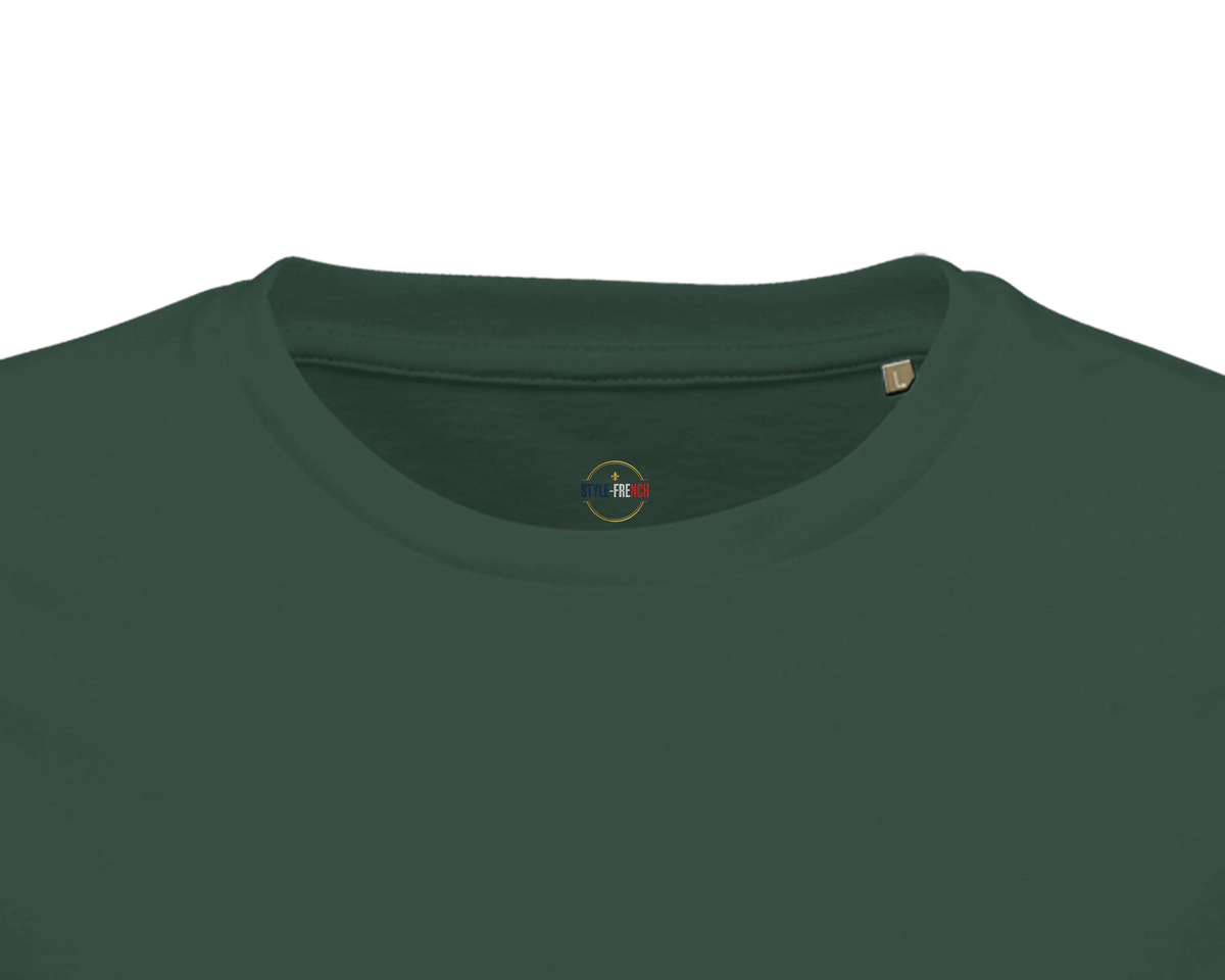 T-Shirt Homme de France – Coton Bio Premium à Col Rond
