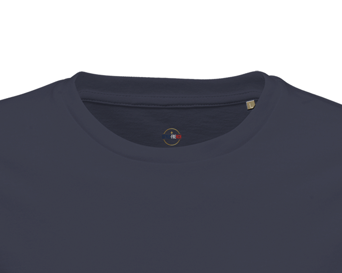 T-Shirt Homme de France – Coton Bio Premium à Col Rond